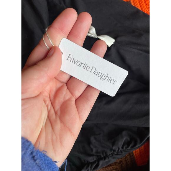 NWT Favorite Daughter The Night Out Ruched off the Shoulder Top sz L - Picture 9 of 9